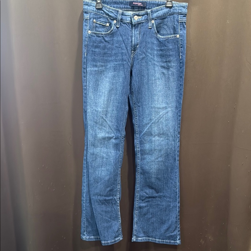 Levi's Superlow 518 Boot Cut Jeans with Flattering Silhouette, Size 9